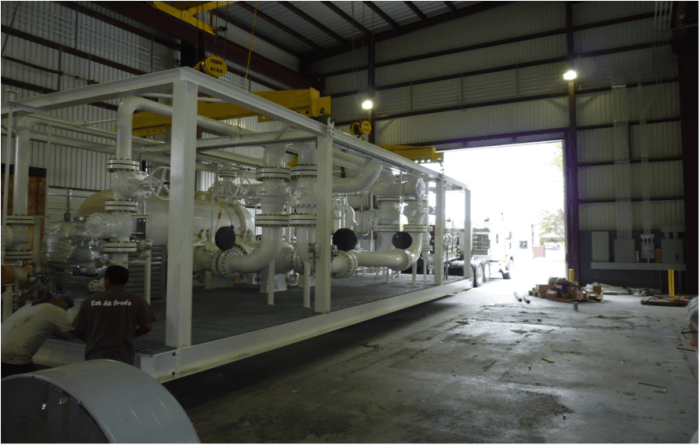 Dehydration Module Preparation for Shipment