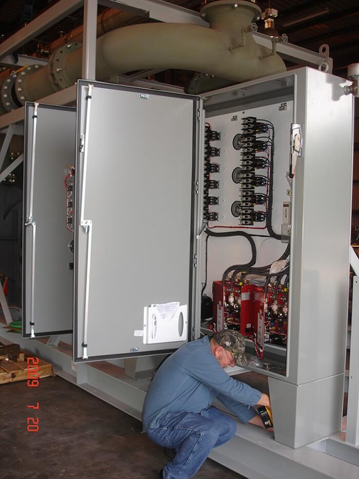 Flue Gas Superheater Control Panel