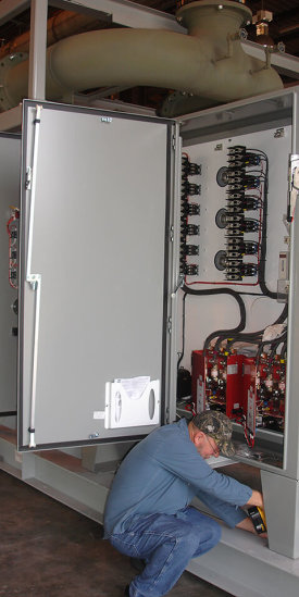 Flue Gas Superheater Control Panel